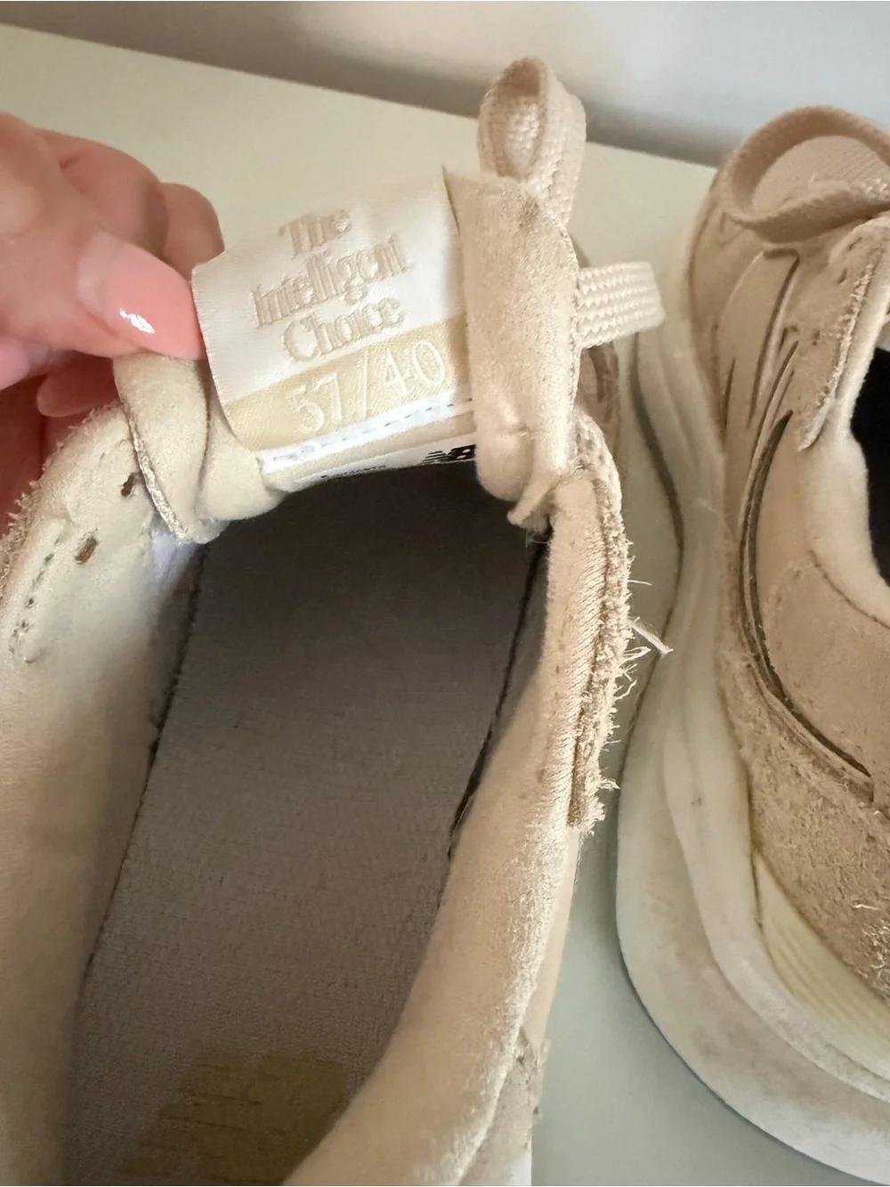 New Balance women’s 57/40 Neutral Beige/Taupe Sneakers size 6.5